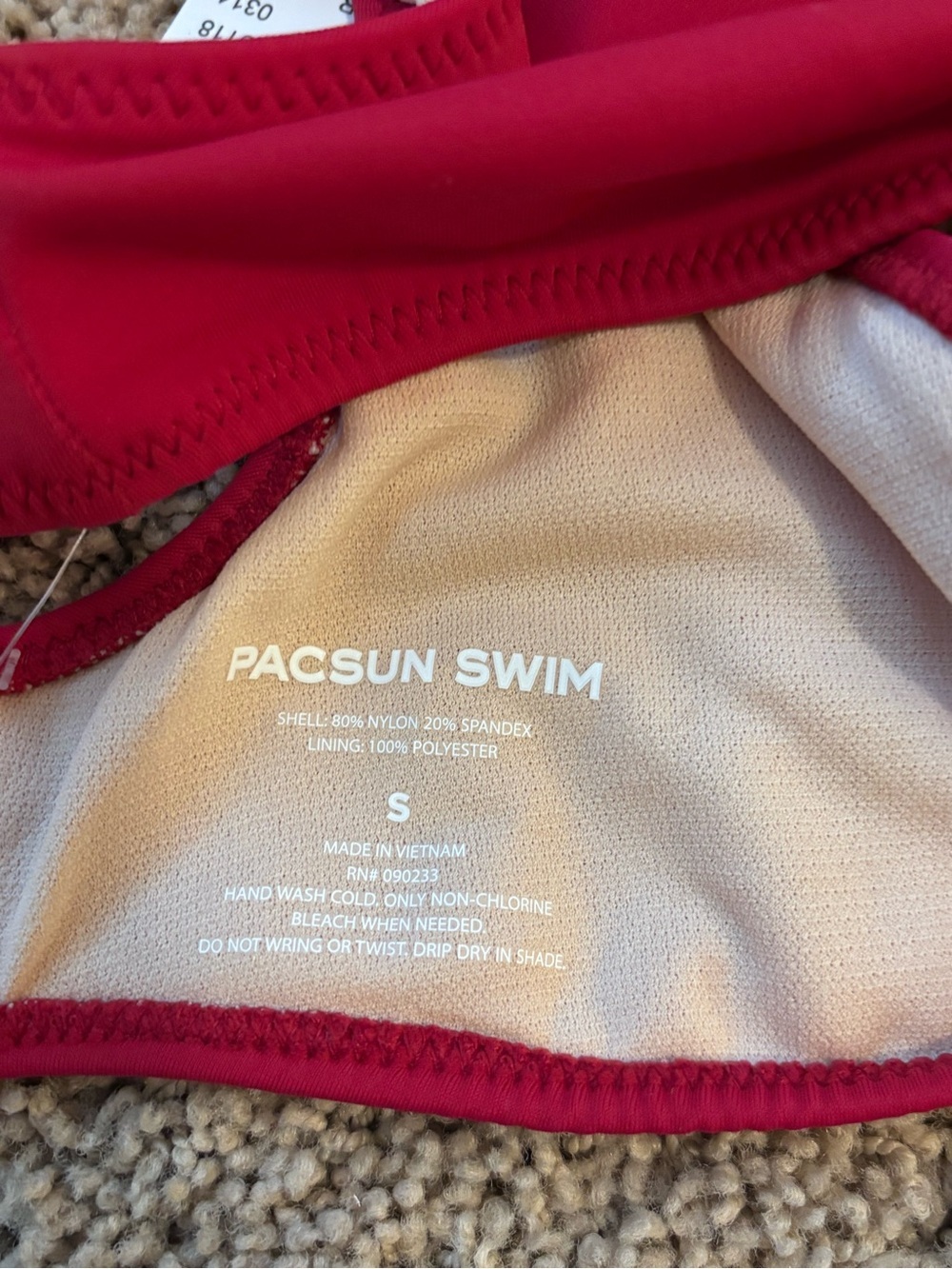 PACSUN Bikini Swim Top | Size Small | NWT - Picture 5 of 9